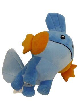 Build-A-Bear Workshop Mudkip Plush Toy Blue Orange Soft Collectible No Sound